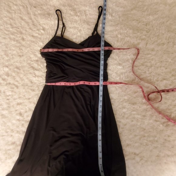 NWT Sexy Express Little Black Strap Dress - Picture 4 of 7